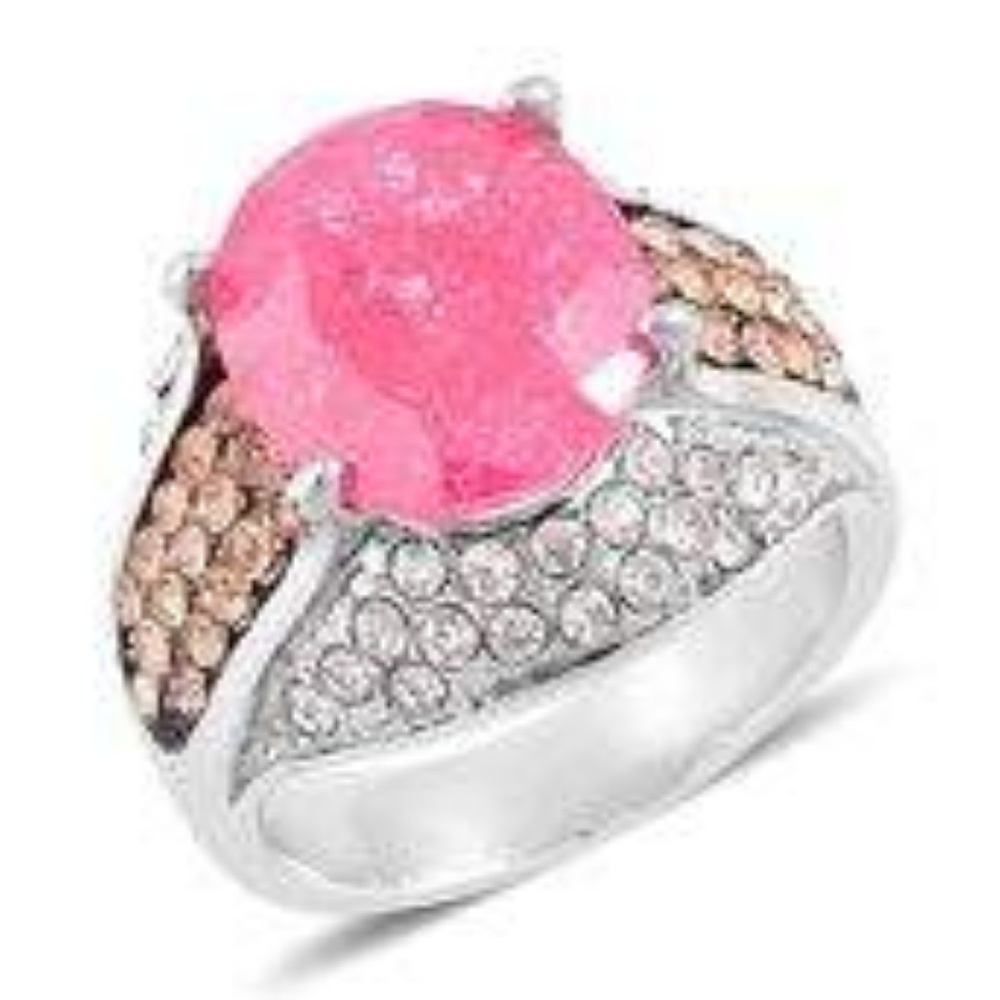 Simulated Diamond & Austrian Crystal Ring